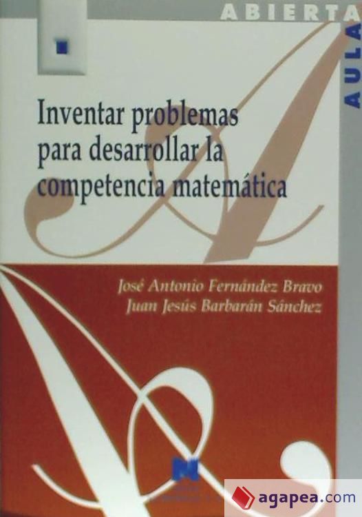 Portada de Inventar problemas para desarrollar la competencia matemática