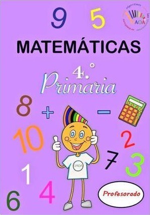 Portada de Matemáticas 4.º Primaria