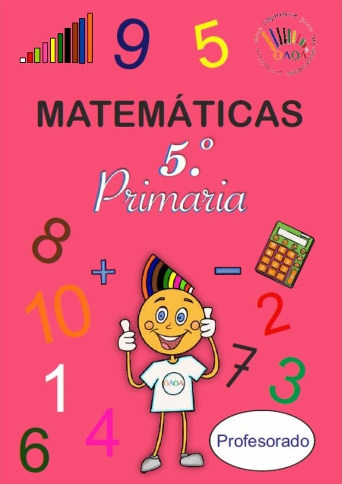 Portada de Matemáticas 5.º Primaria